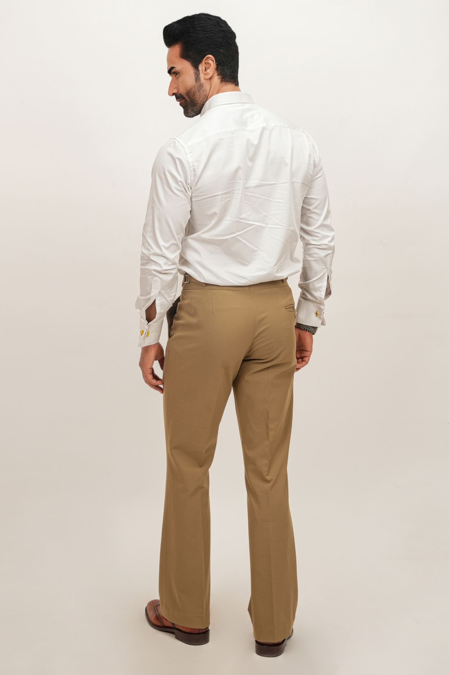 Premium White Plain Regular Fit Shirt - 100% Cotton