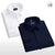 Combo of 2 plain shirts Navy Blue & Plain White
