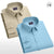 Combo of 2 plain shirts Beige & Light Blue Colour