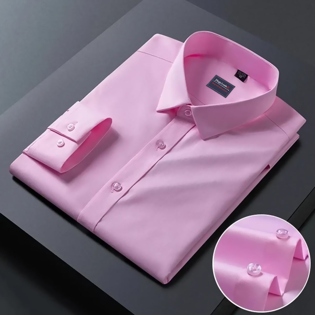 light pink solid casual shirt