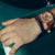 Diogo Louis Black & Red Braided Bracelet for Men