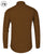 Combo of 2 plain shirts Navy Blue & Dusty Brown Colour