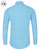 Combo of 2 plain shirts Navy Blue & Light Blue Colour