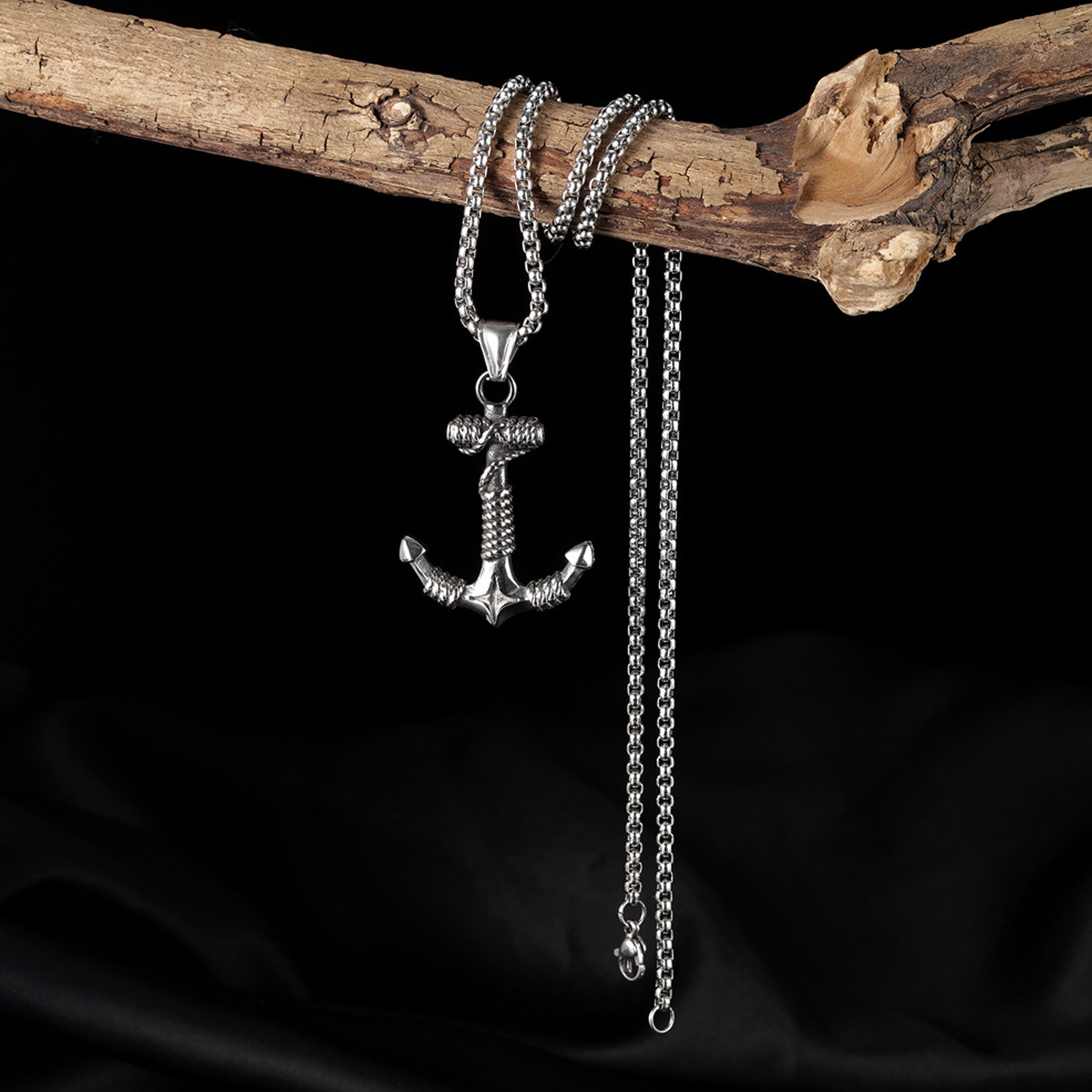 New Silver Anchor Pendant